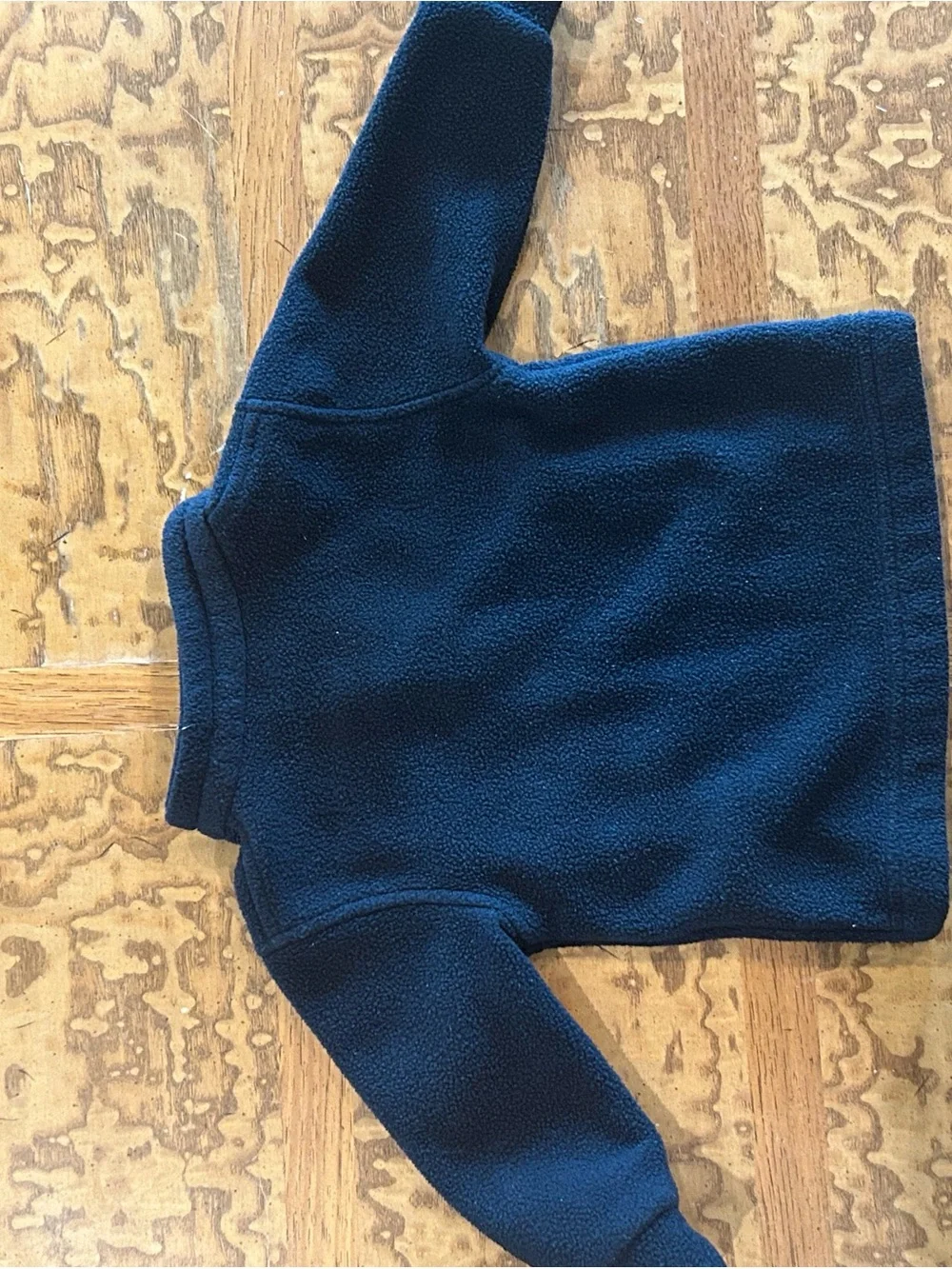 Columbia Black Fleece Jacket with Blue Accent